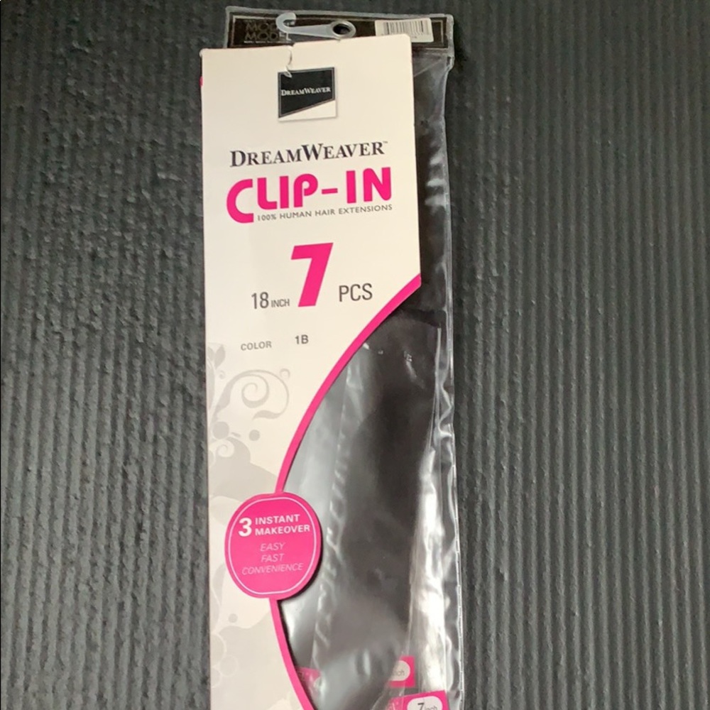 Clip in hair extensions 100% human hair